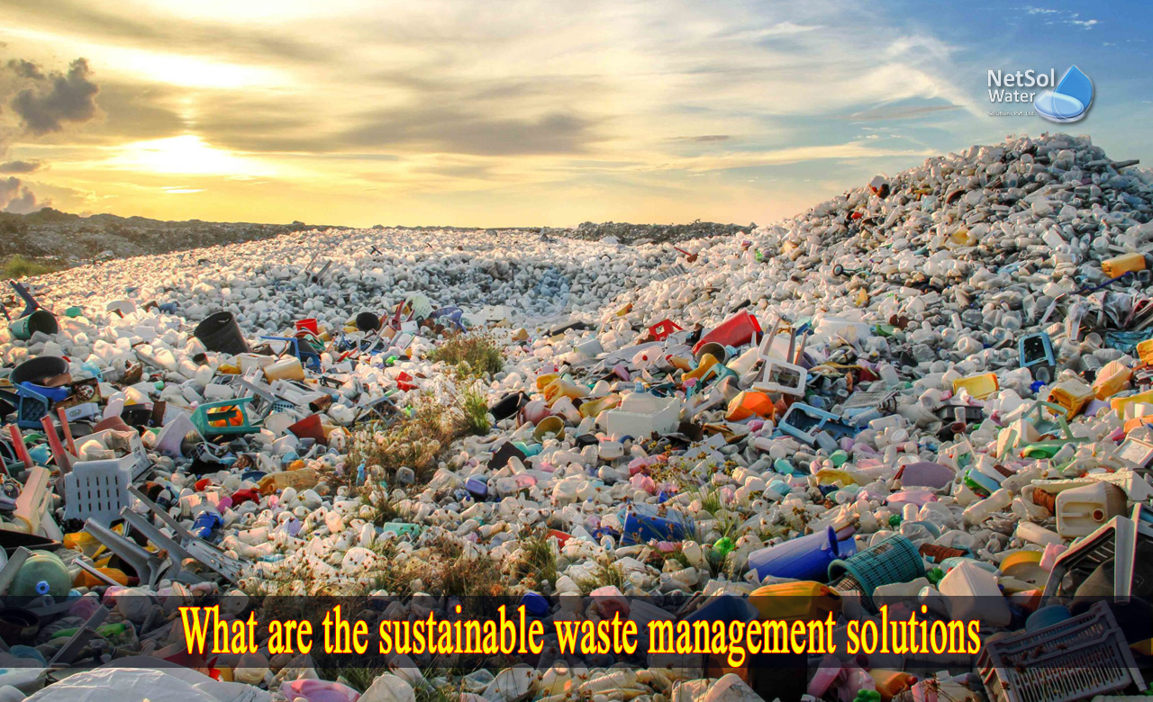 solutions for waste management, sustainable waste examples, ways to improve waste management