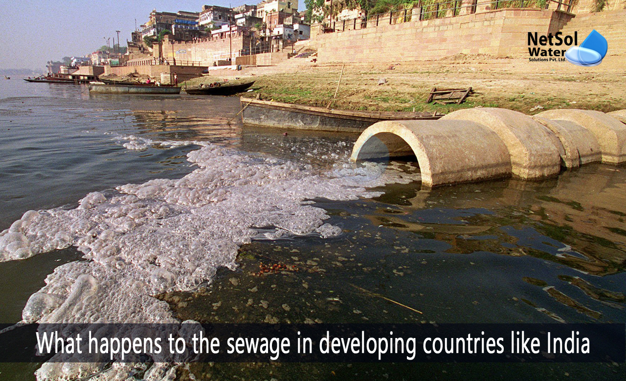 harmful effects of untreated sewage, wastewater treatment in developing countries, untreated sewage effect on environment