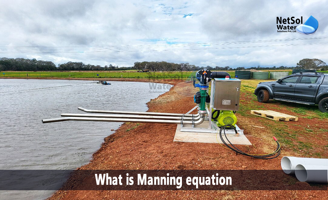 manning equation example, mannings formula is used for, What is Manning equation