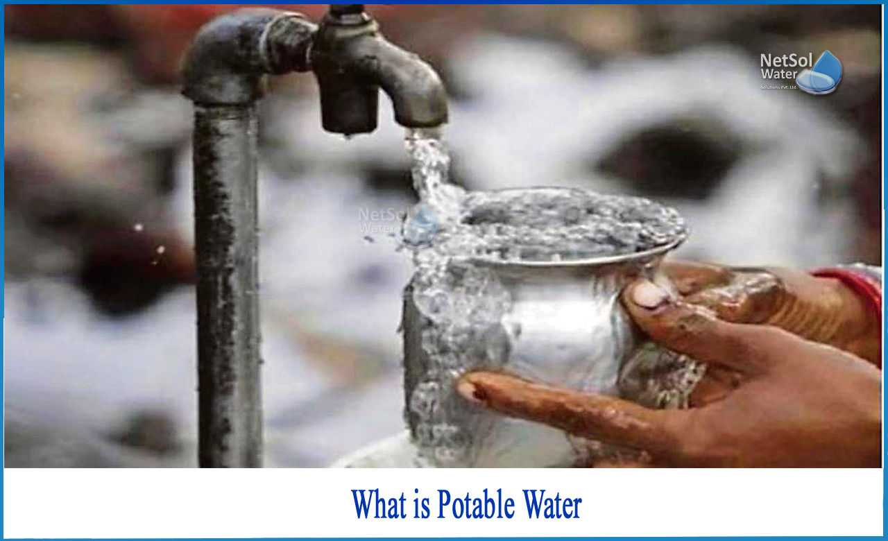 what is potable water, what is non potable water, sources of potable water