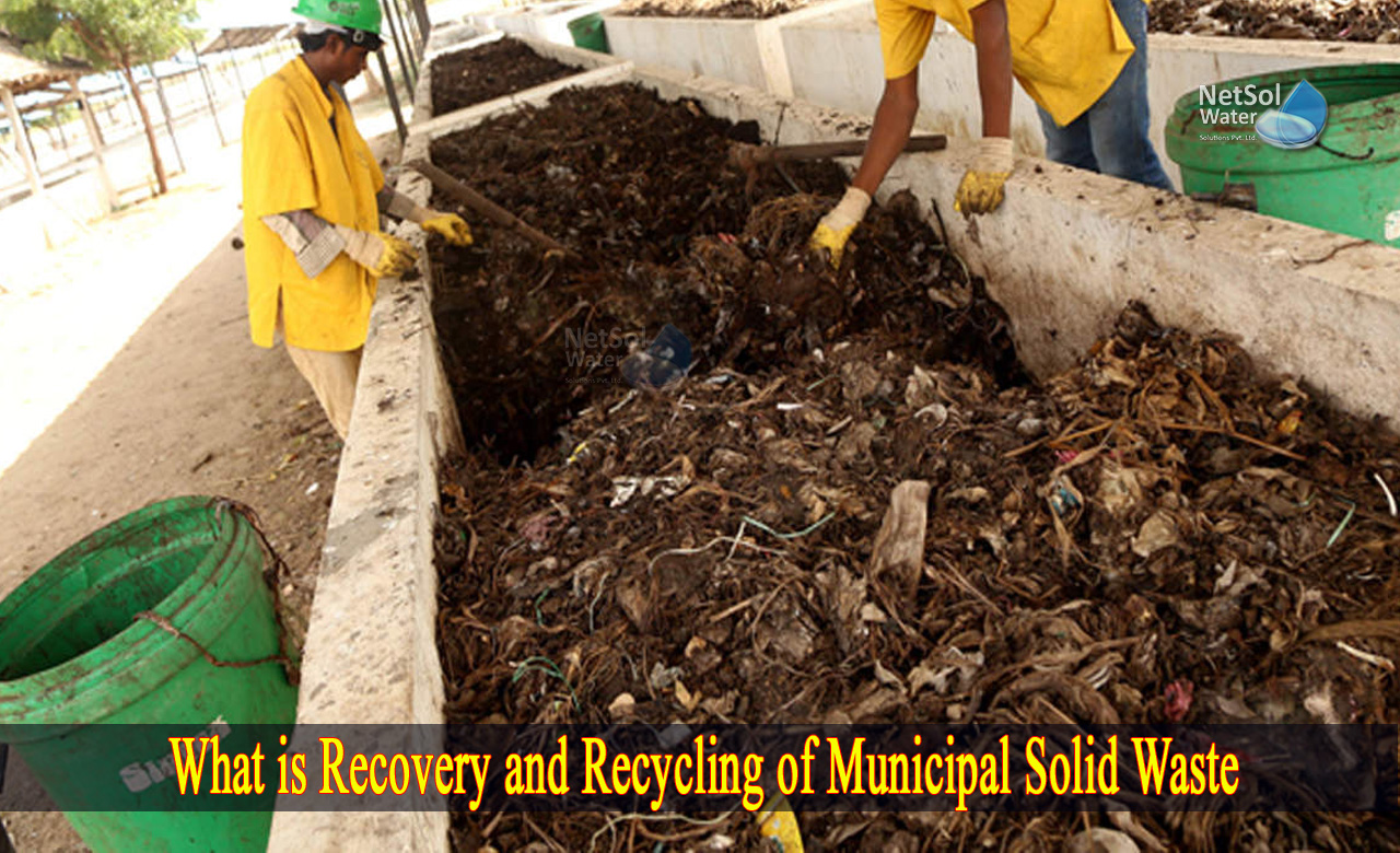 recovery and recycling of solid waste, collection of municipal solid waste, types of municipal solid waste