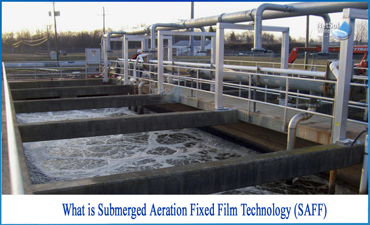 submerged aerated fixed film reactor, saff wastewater treatment, saff sewage treatment plant