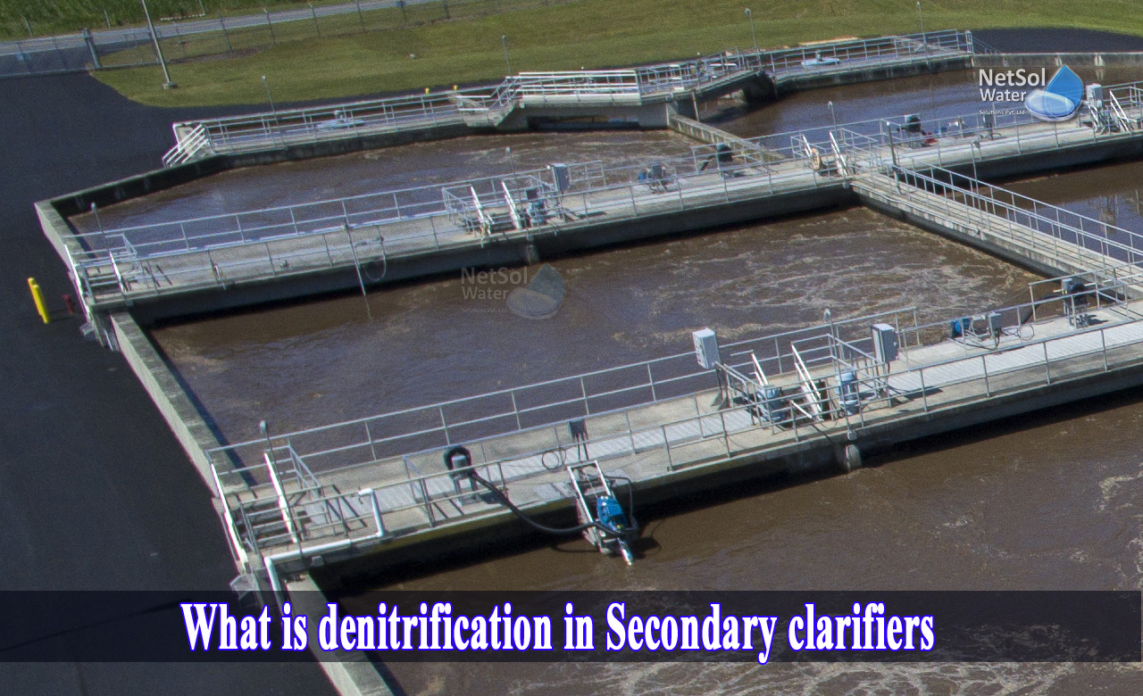 how to stop denitrification in secondary clarifier, why sludge floating in secondary clarifier, algae in secondary clarifiers