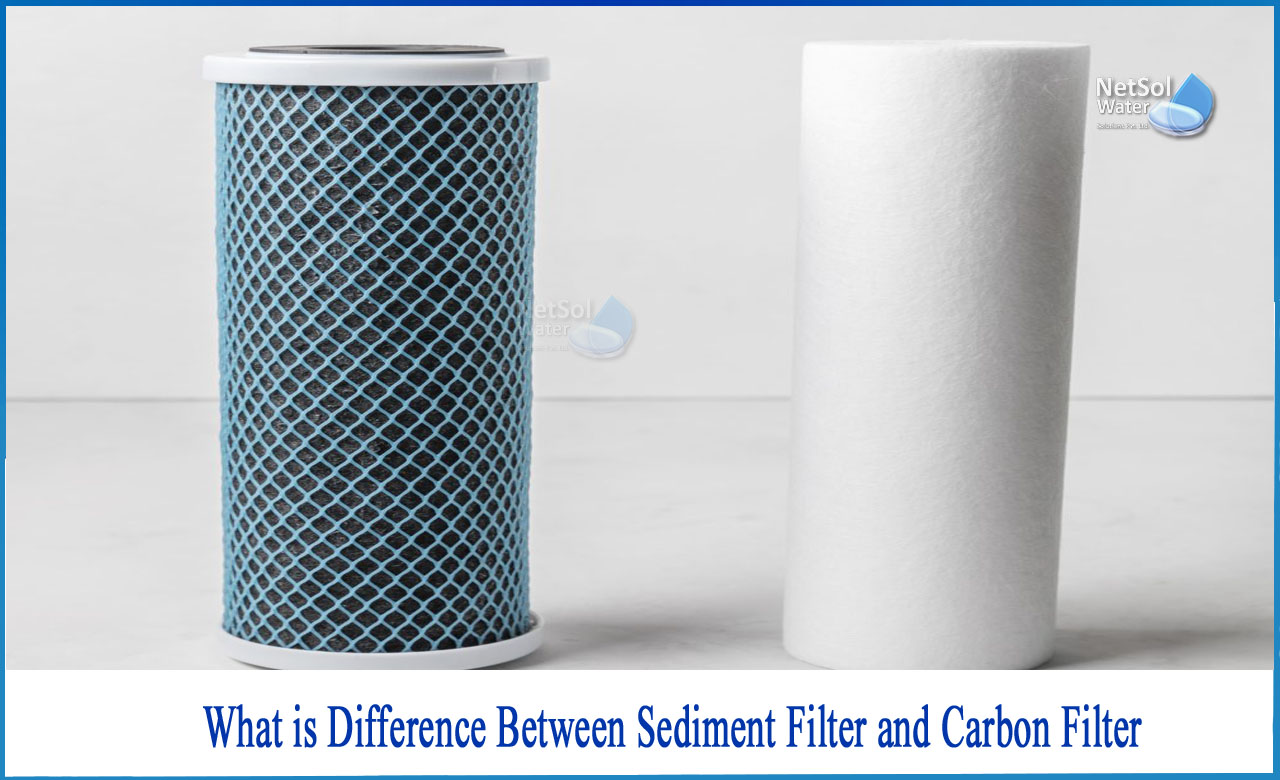 carbon or sediment filter first, whole house sediment and carbon filter, what is the function of carbon filter in water treatment