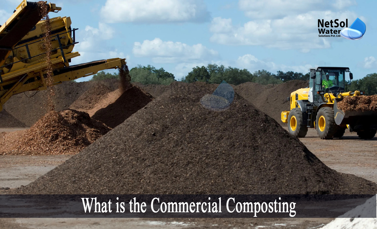 commercial composting facility, commercial composting methods, commercial composting equipment