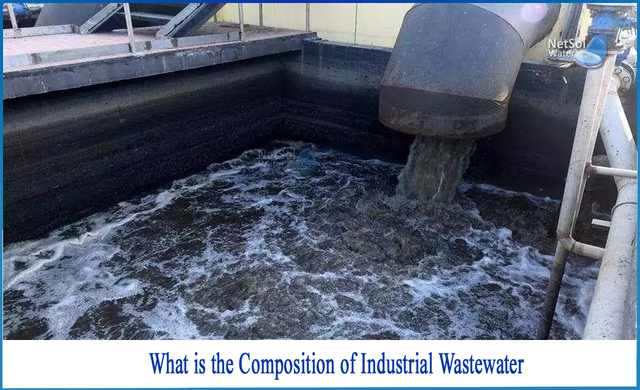 types of industrial wastewater, industrial wastewater characteristics, effects of industrial effluents on natural water bodies