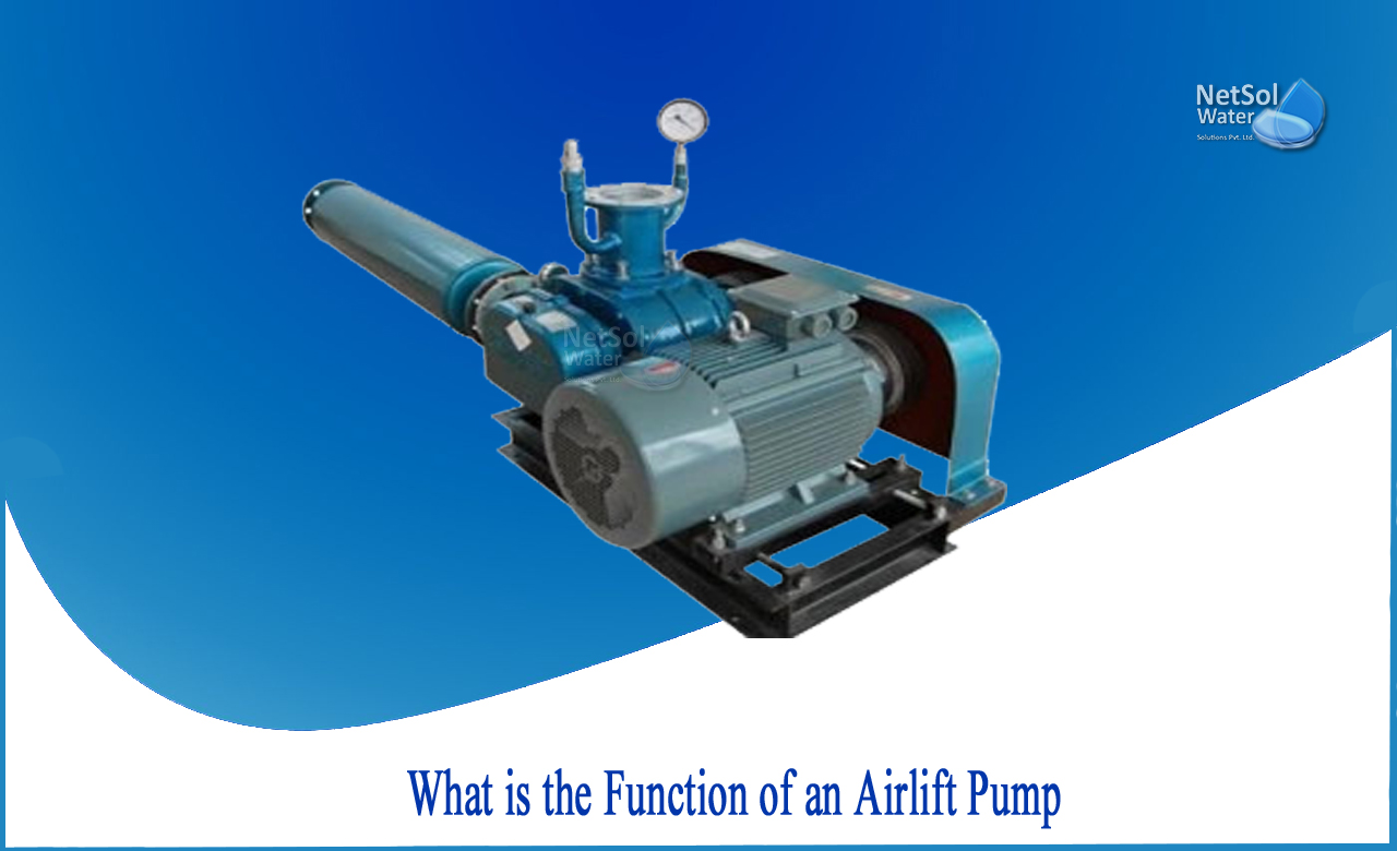air lift pump working principle, what is air lift pump, air lift pump wastewater