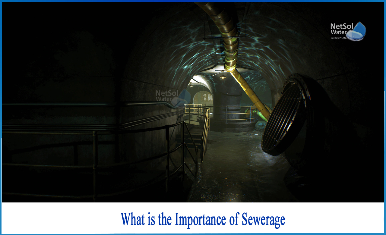 why proper management of sewage is important, types of sewerage system, advantages and disadvantages of sewerage system