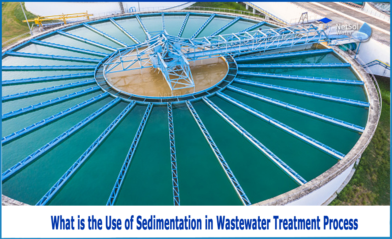 what is sedimentation in water treatment, sedimentation and clarification in water treatment, sedimentation process in water treatment