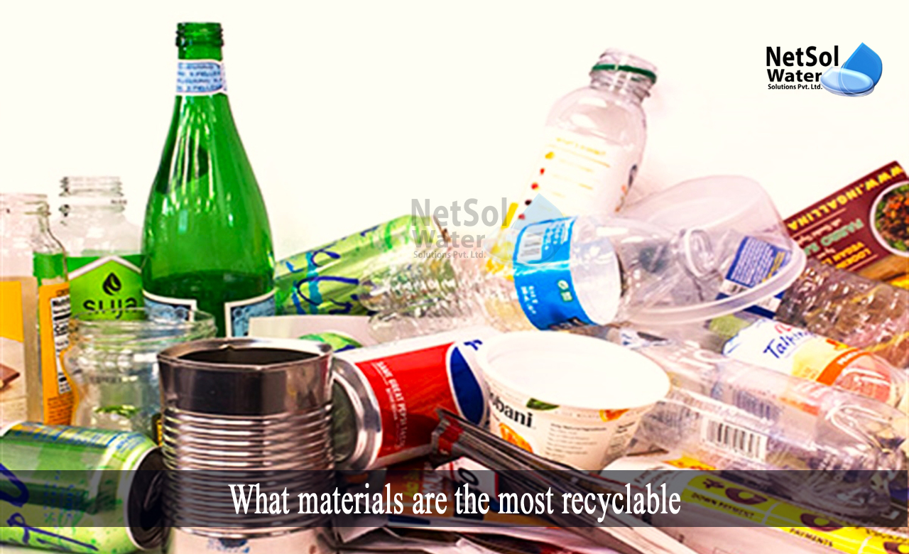useful things made from recycled materials, materials that can be recycled, materials are the most recyclable