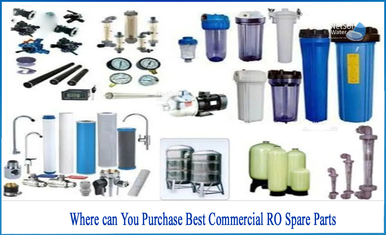 commercial ro spare parts price list, best ro spare parts company, industrial ro plant spare parts list
