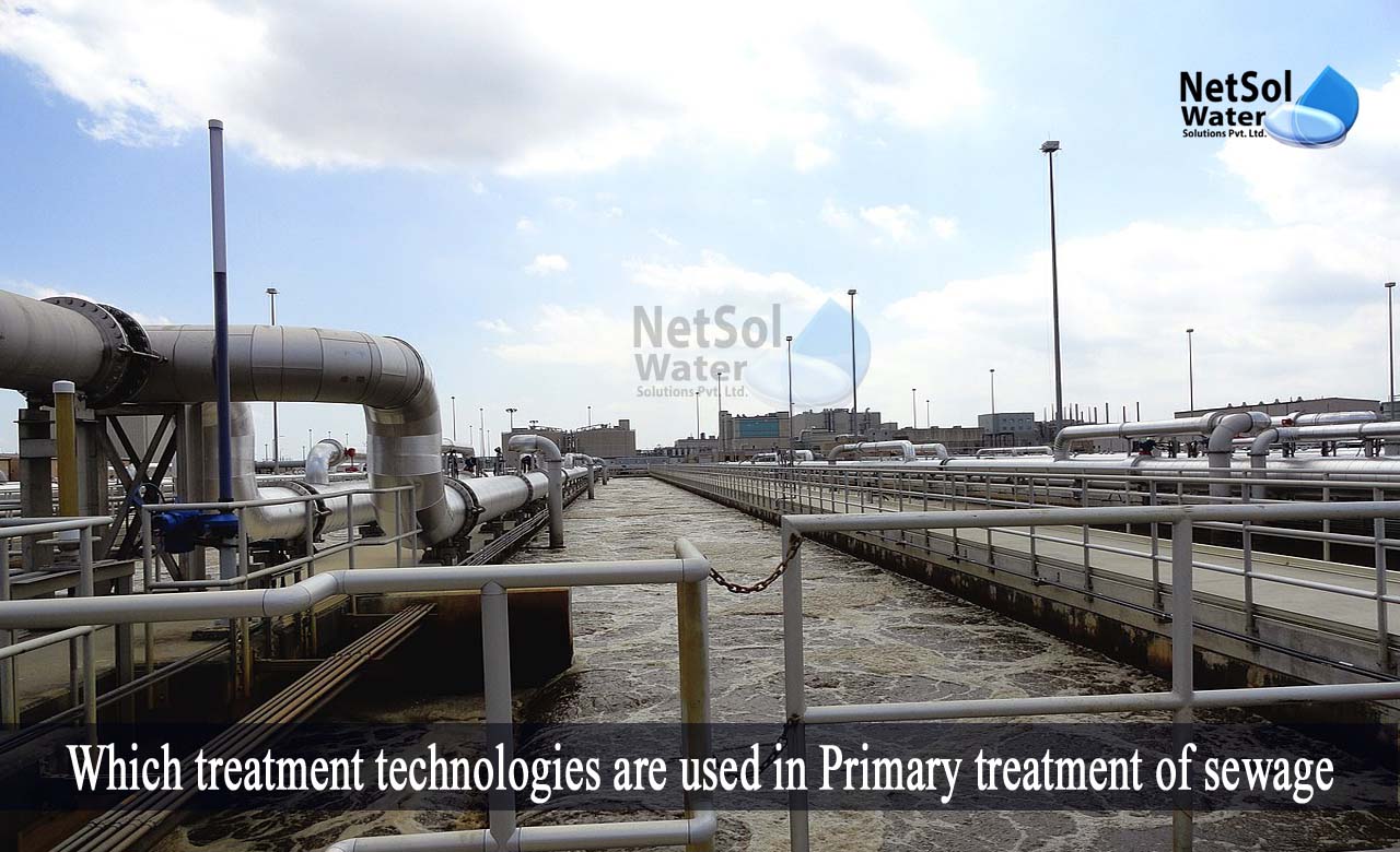 what is primary treatment of sewage, primary secondary and tertiary treatment of wastewater