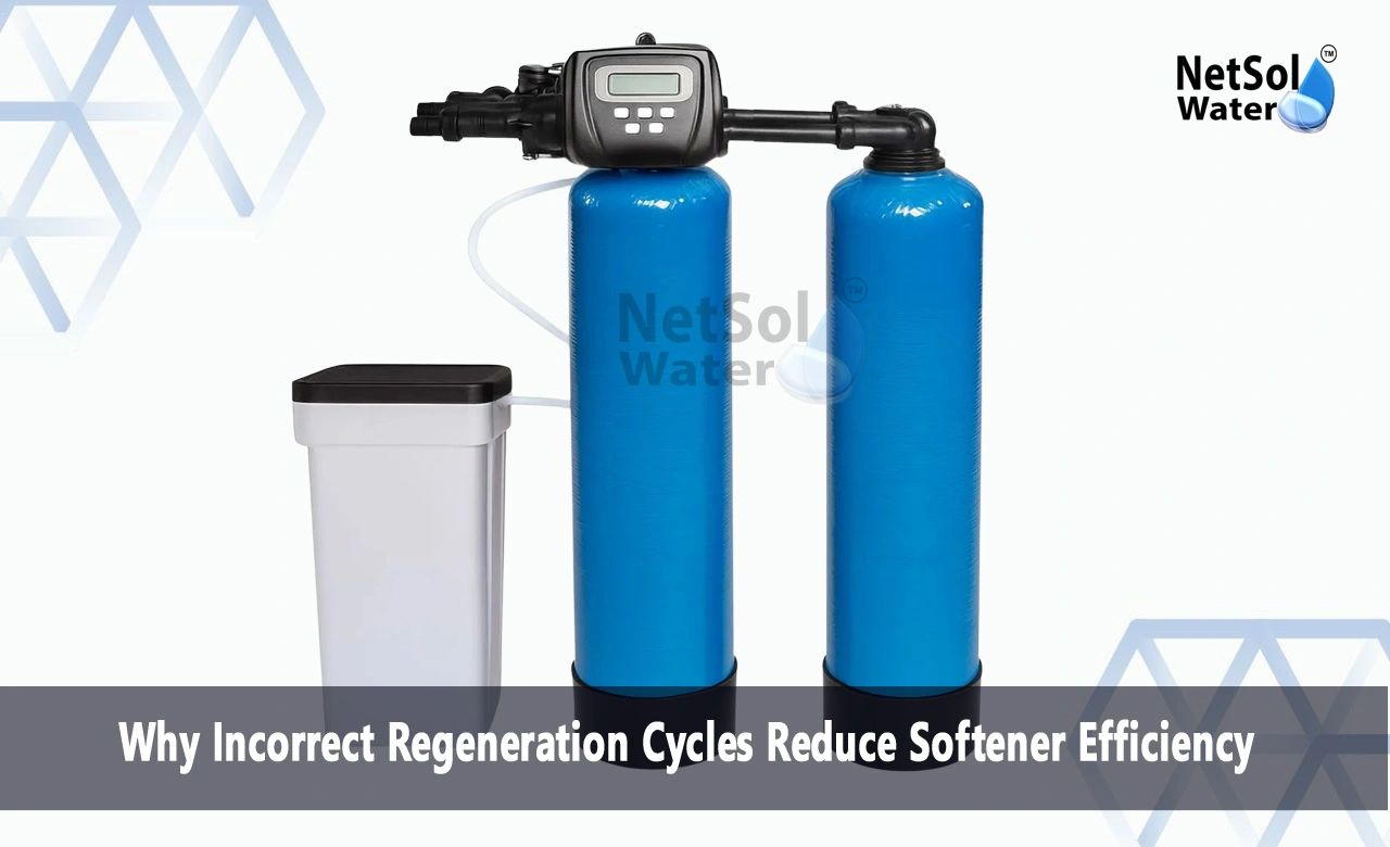 What is the effect of regeneration on cycle efficiency, Why is my water softener not regenerating often enough, What happens during a regen cycle with a water softener