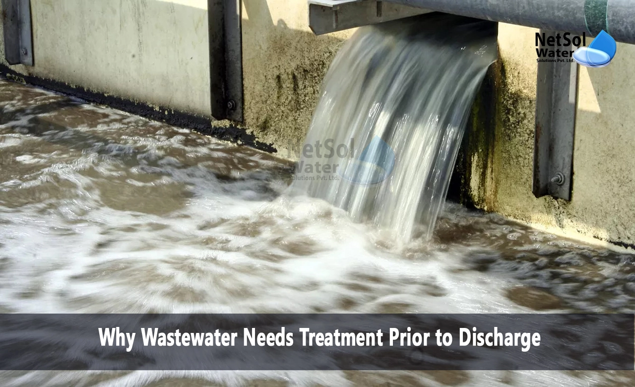 Why is it important to treat wastewater before discharge, Why is sewage treated before discharging into water bodies, What is treating waste before discharge