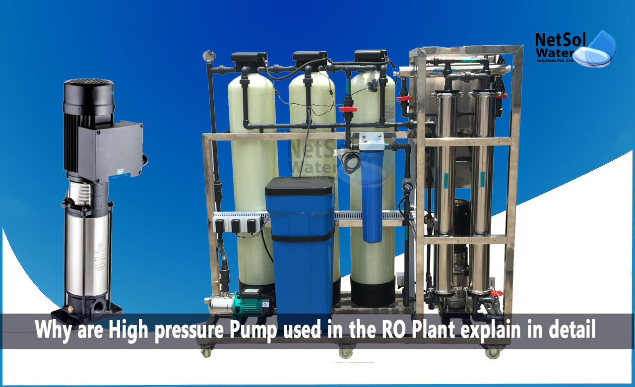high pressure pump for ro system, ro high pressure pump working, types of pump used in ro plant