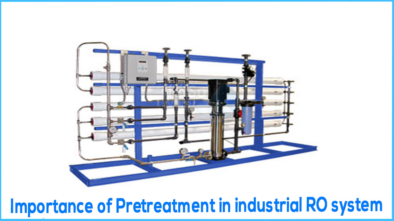 Why is pretreatment important in industrial RO system