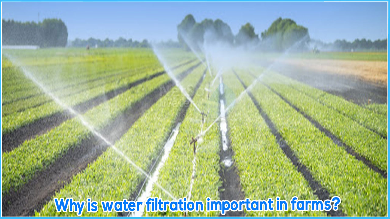 Why is water filtration important in farms