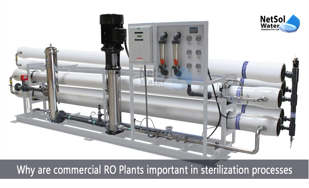 ro plant components and maintenance, commercial RO Plants important in sterilization processes