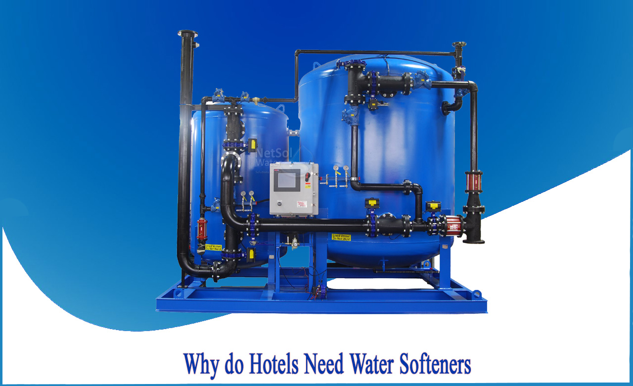 do hotels have hard or soft water, commercial water softener for hotel, softening of water