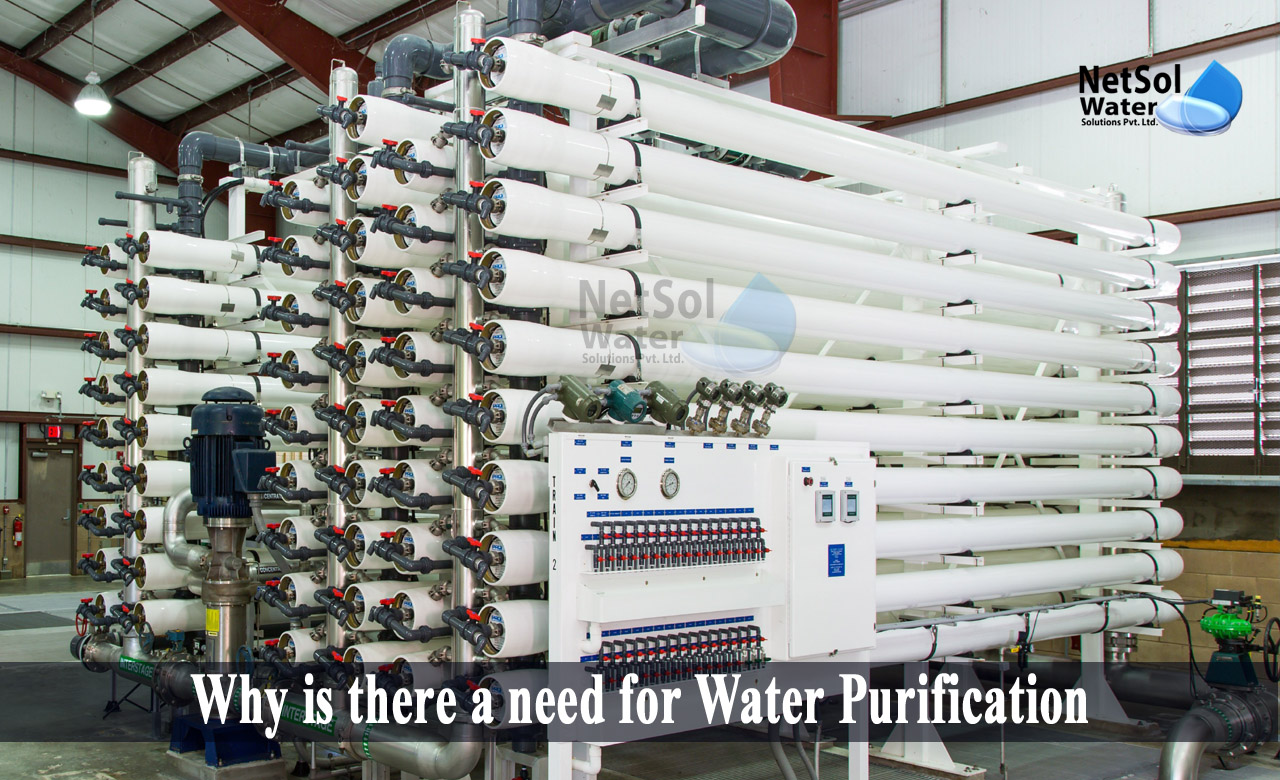 importance of water purification, what is used for purification of water, Why is there a need for Water Purification