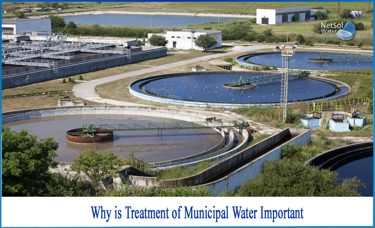 importance of water treatment, what are the three main purposes of water treatment, what is municipal water treatment