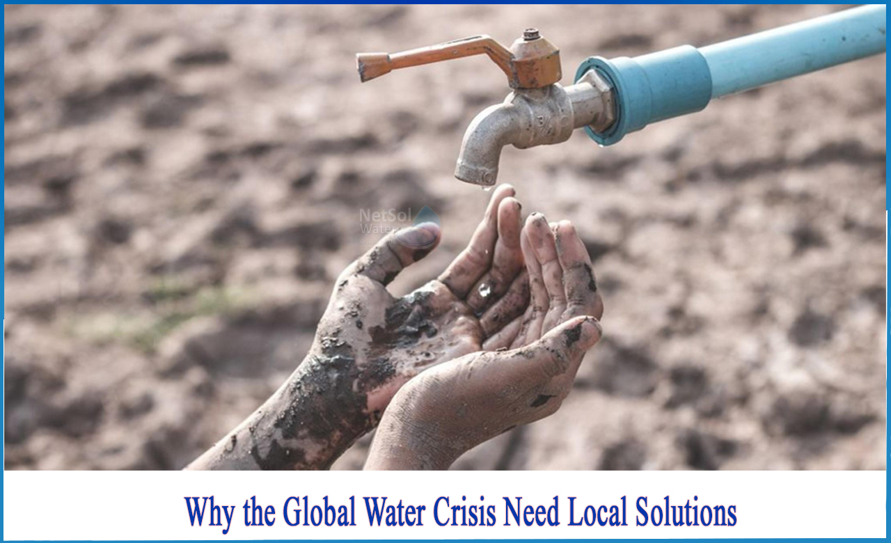 Why the global water crisis solutions near Delhi, global water crisis a major concern, water supply problems and solutions